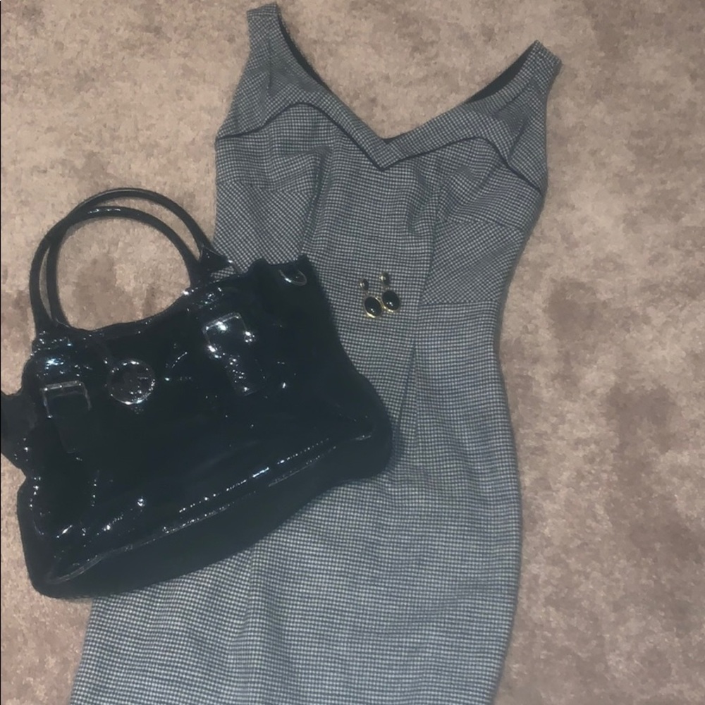 Diane Von Furstenberg  Houndstooth dress